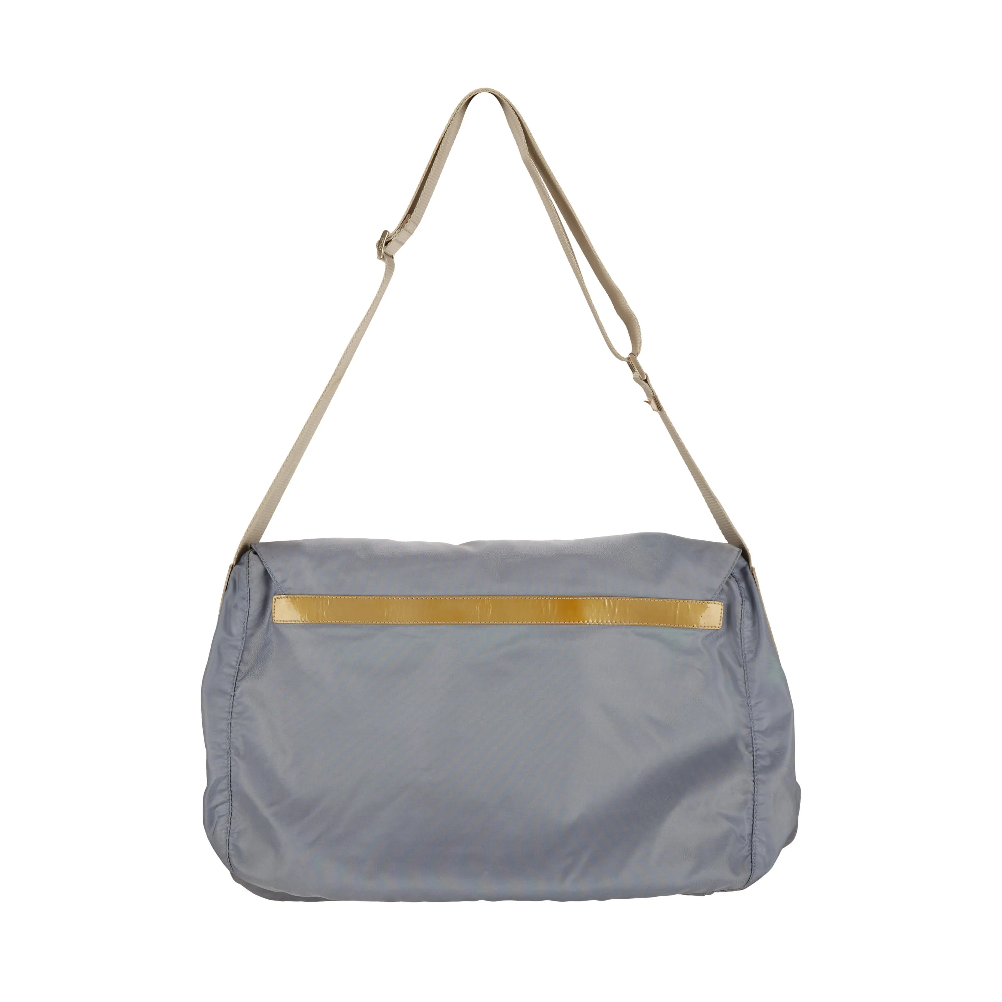 Prada Baby Blue Nylon Messenger bag