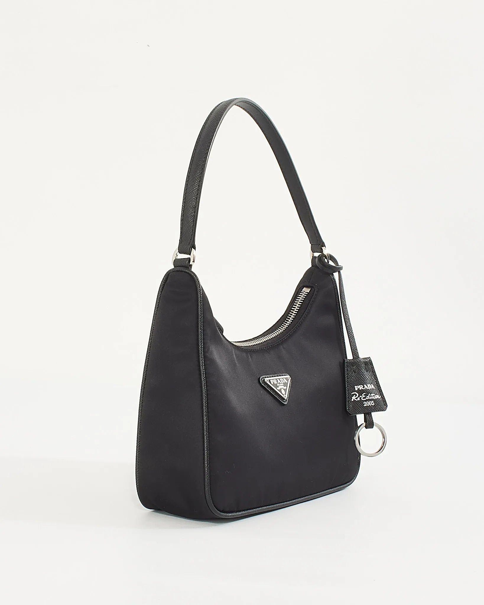 Prada Black Nylon Re-Edition 2005 Mini Bag