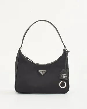 Prada Black Nylon Re-Edition 2005 Mini Bag