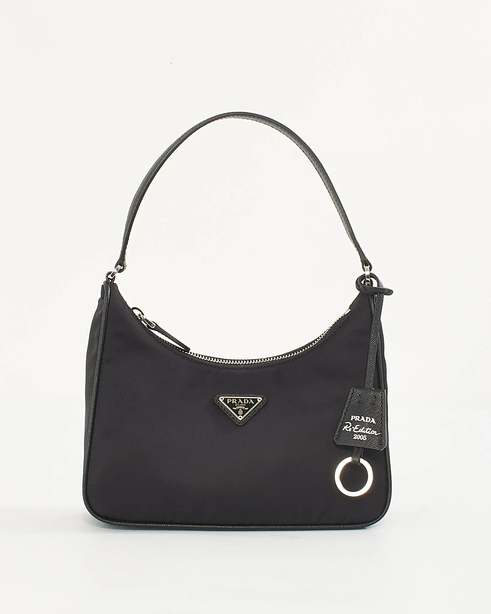Prada Black Nylon Re-Edition 2005 Mini Bag