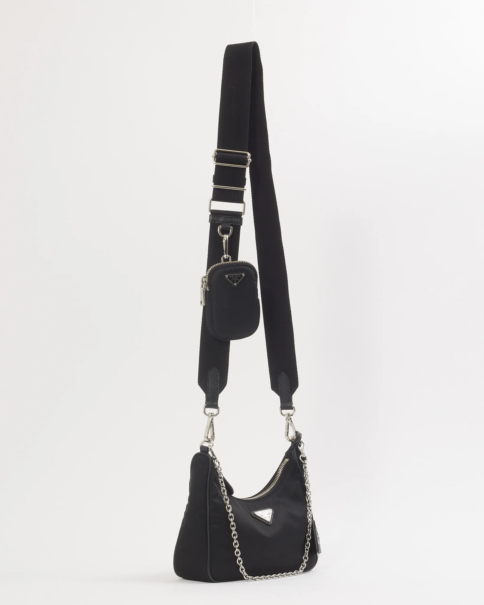 Prada Black Nylon Re-Edition 2005 Re-Nylon Bag