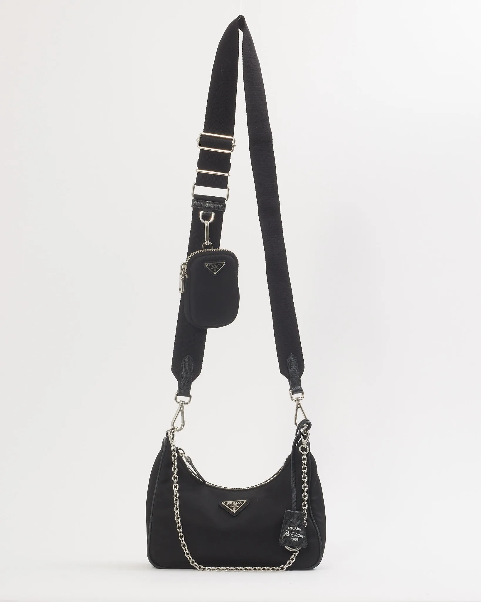 Prada Black Nylon Re-Edition 2005 Re-Nylon Bag