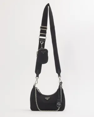 Prada Black Nylon Re-Edition 2005 Re-Nylon Bag