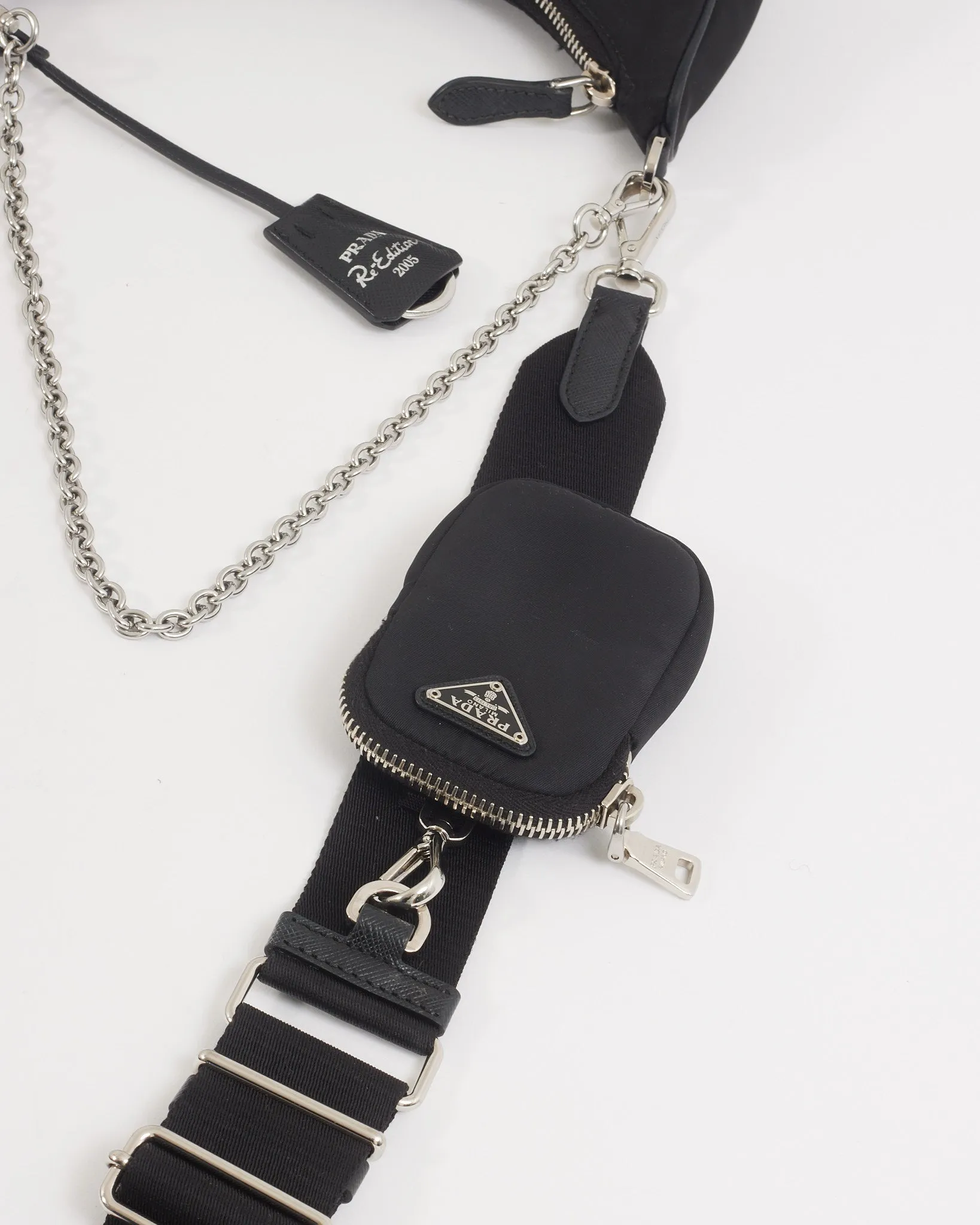 Prada Black Nylon Re-Edition 2005 Re-Nylon Bag