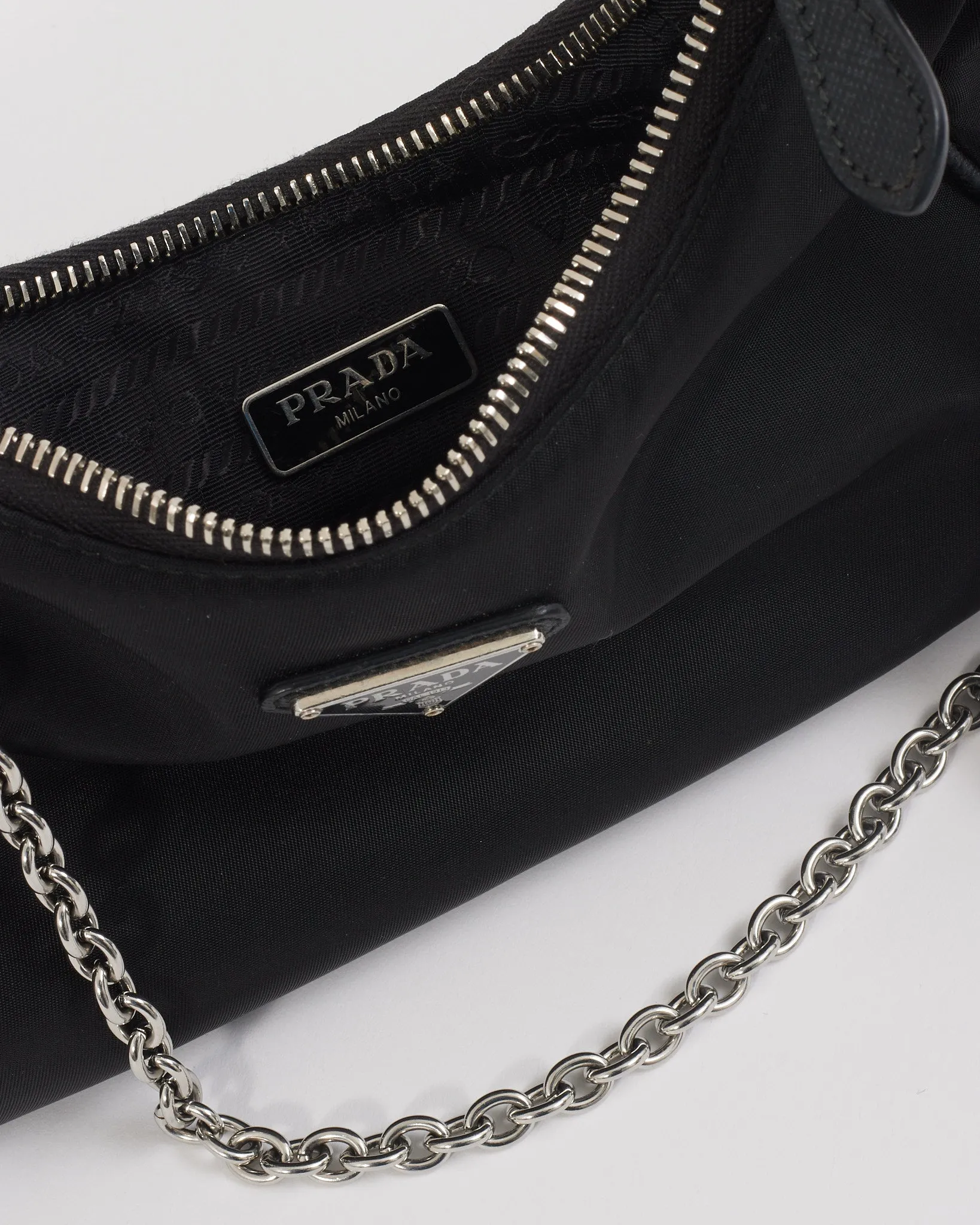 Prada Black Nylon Re-Edition 2005 Re-Nylon Bag