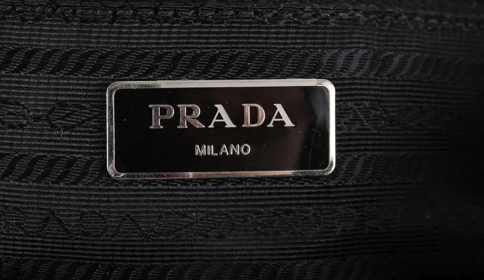 Prada Black Tessuto Messenger Crossbody Bag 8pr1229