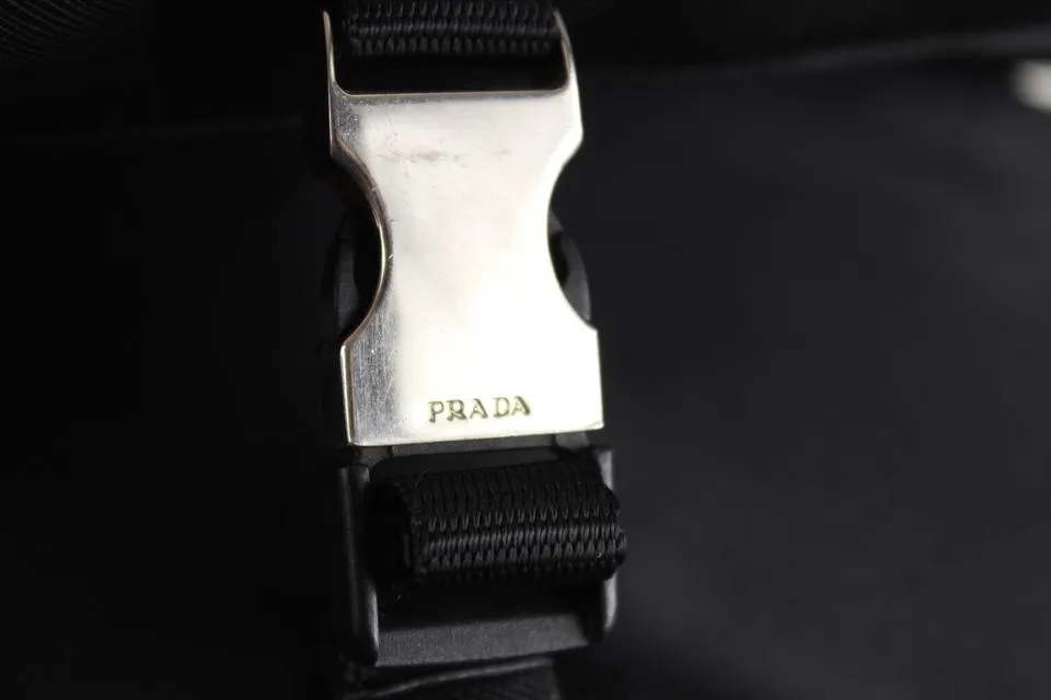 Prada Black Tessuto Messenger Crossbody Bag 8pr1229