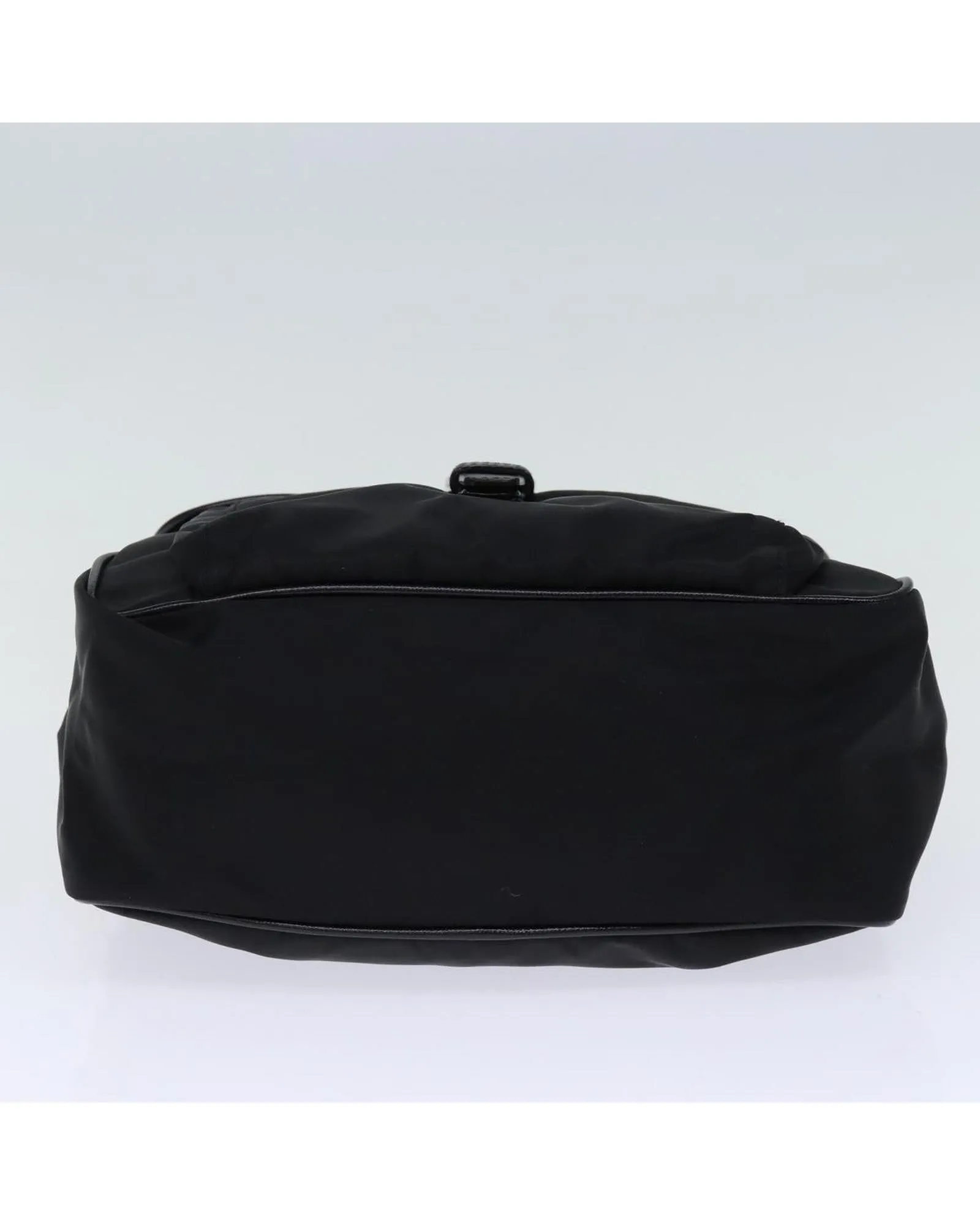 Prada Nylon Messenger Bag Buckle Closure
