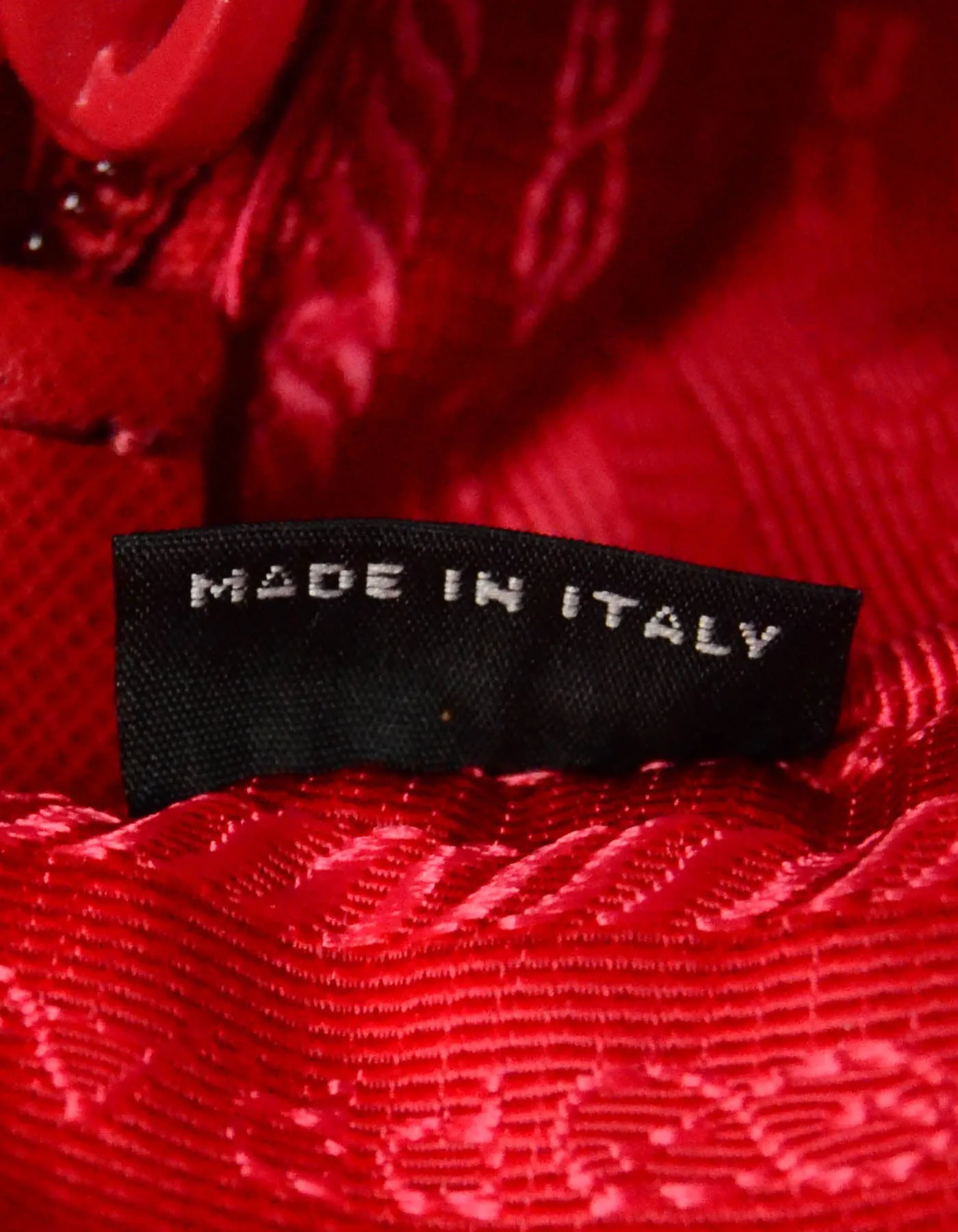 Prada Rosso Red Nylon Messenger Bag