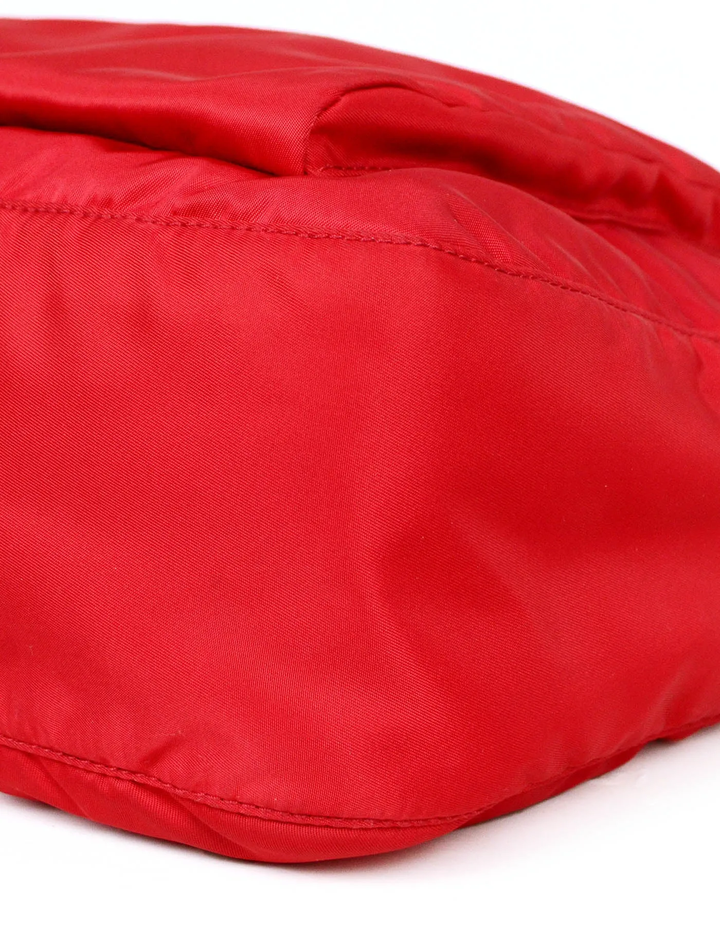 Prada Rosso Red Nylon Messenger Bag