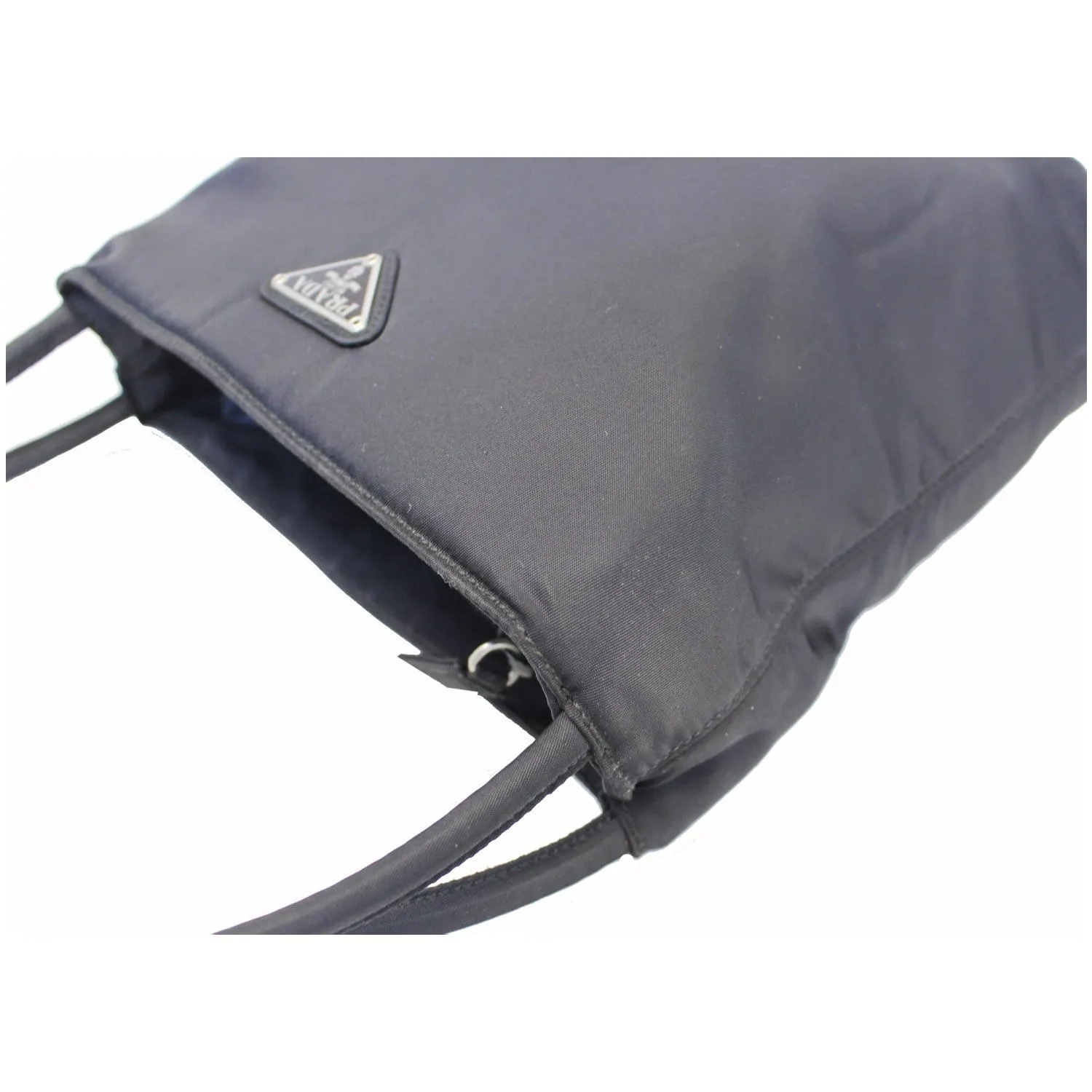 PRADA Tessuto City Nylon Shoulder Bag Black