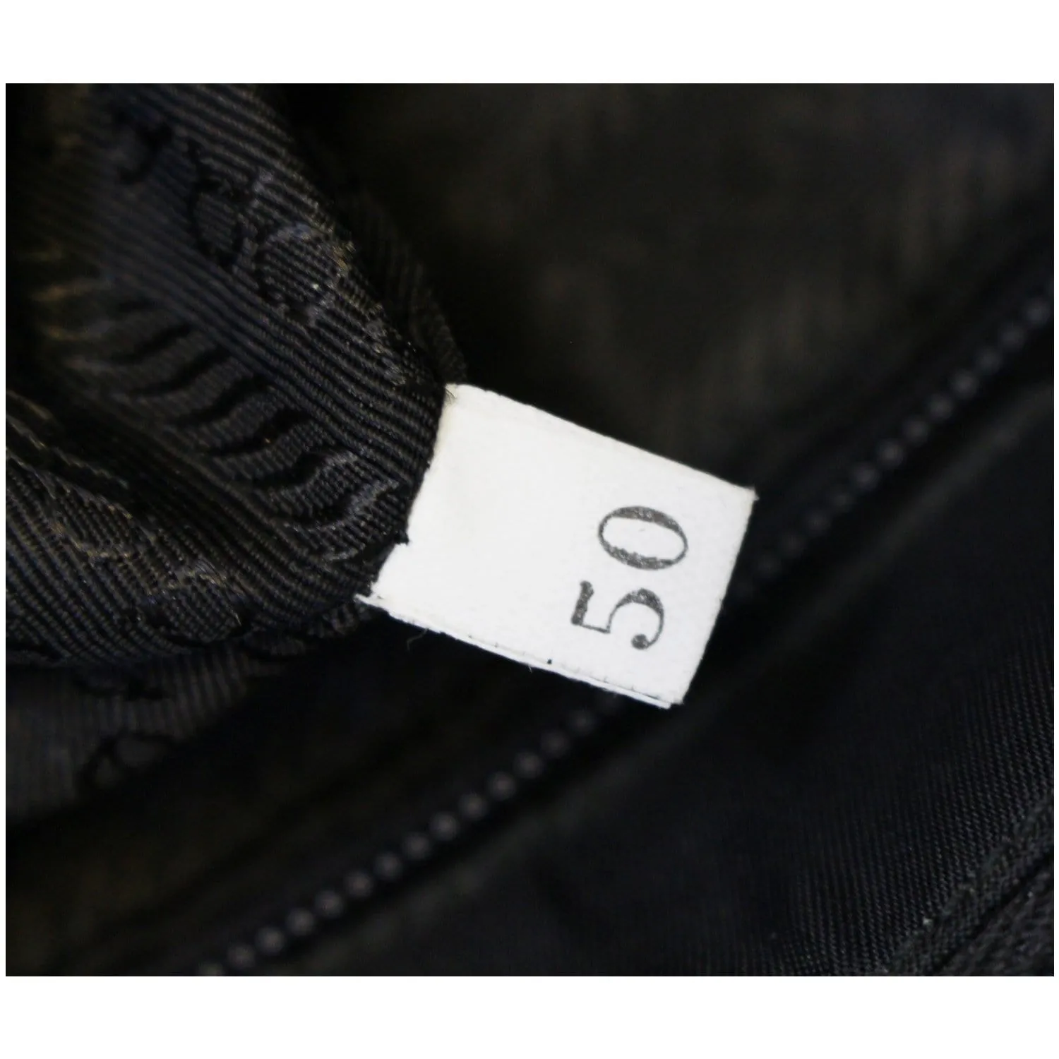 PRADA Tessuto City Nylon Shoulder Bag Black