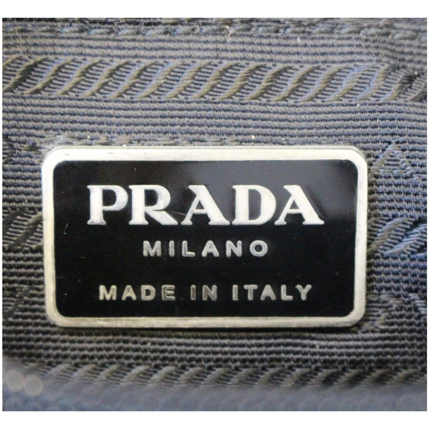 PRADA Tessuto City Nylon Shoulder Bag Black