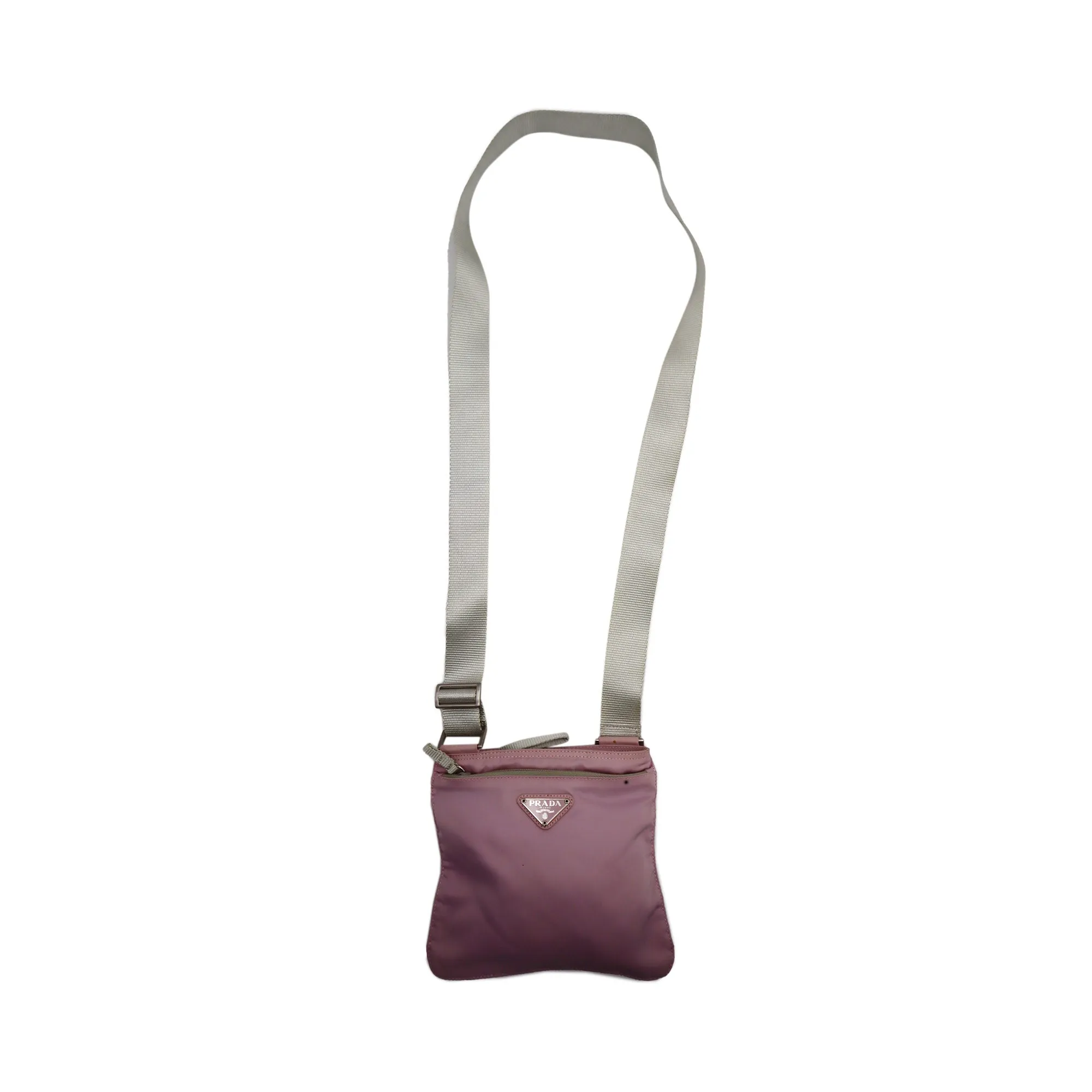 Prada Tessuto Nylon Flat Messenger Bag