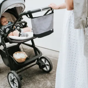 Pram Bag Caddy Organiser | Gridlock Grey