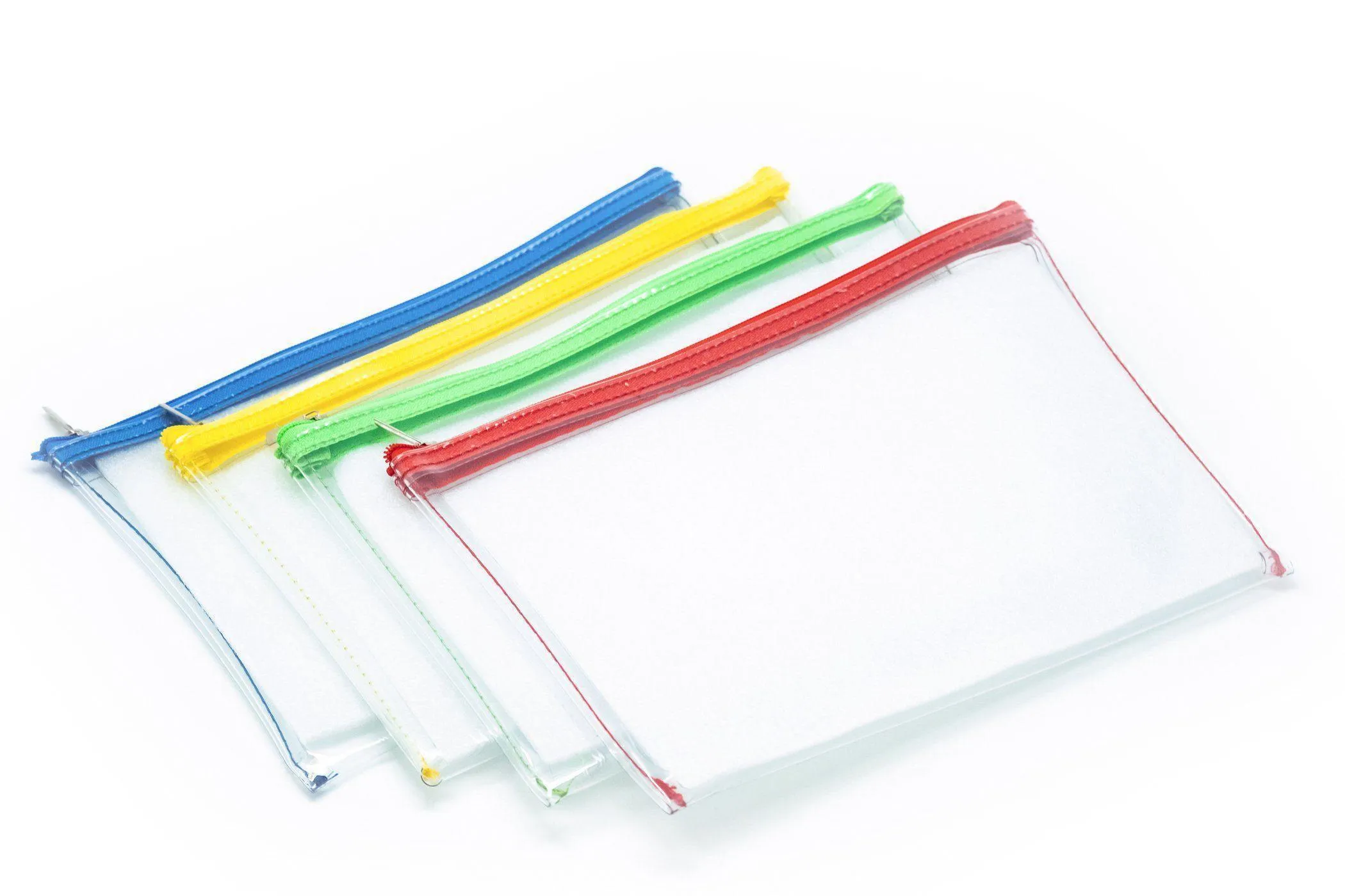 Premium Ultra Thick Transparent Zipper Case A5