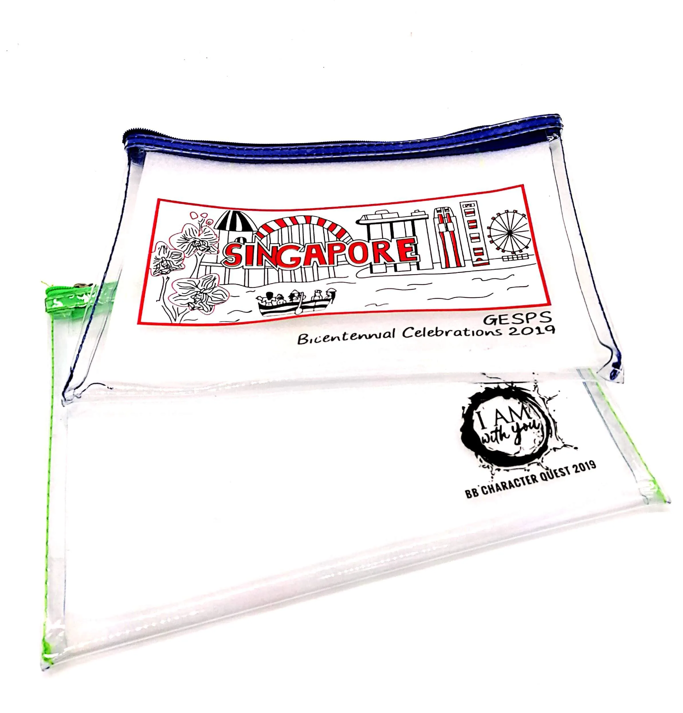 Premium Ultra Thick Transparent Zipper Case A5