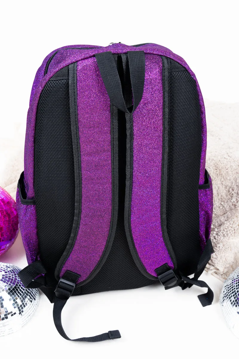 Purple Glitz & Glam Living Large Backpack