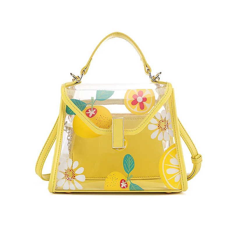 "PASTEL TRANSPARENT FRUIT PRINT" BAG UB2421