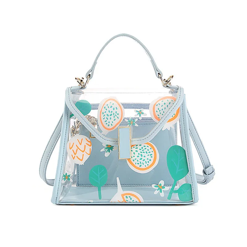 "PASTEL TRANSPARENT FRUIT PRINT" BAG UB2421