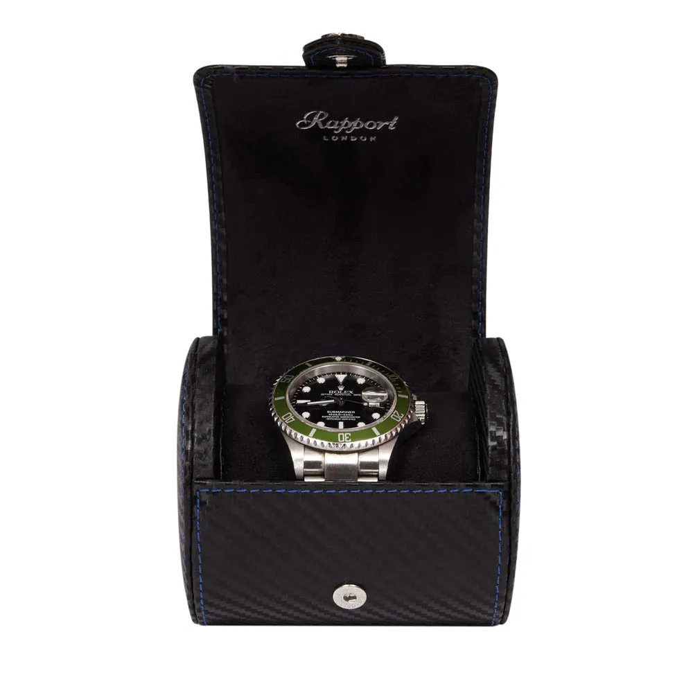 Rapport - Carbon Black Single Watch Roll | D350