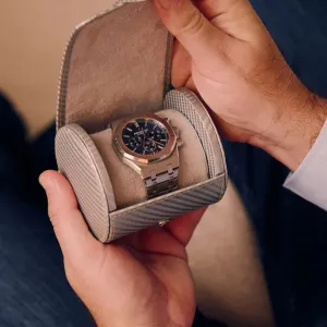 Rapport - Carbon Silver Single Watch Roll | D351