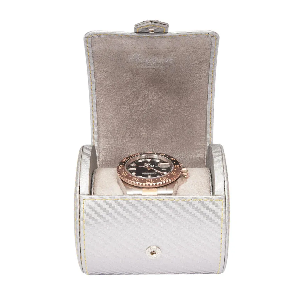 Rapport - Carbon Silver Single Watch Roll | D351