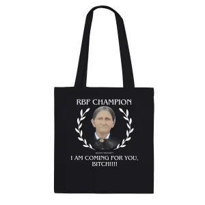 RBF in Black Premium Tote Bag