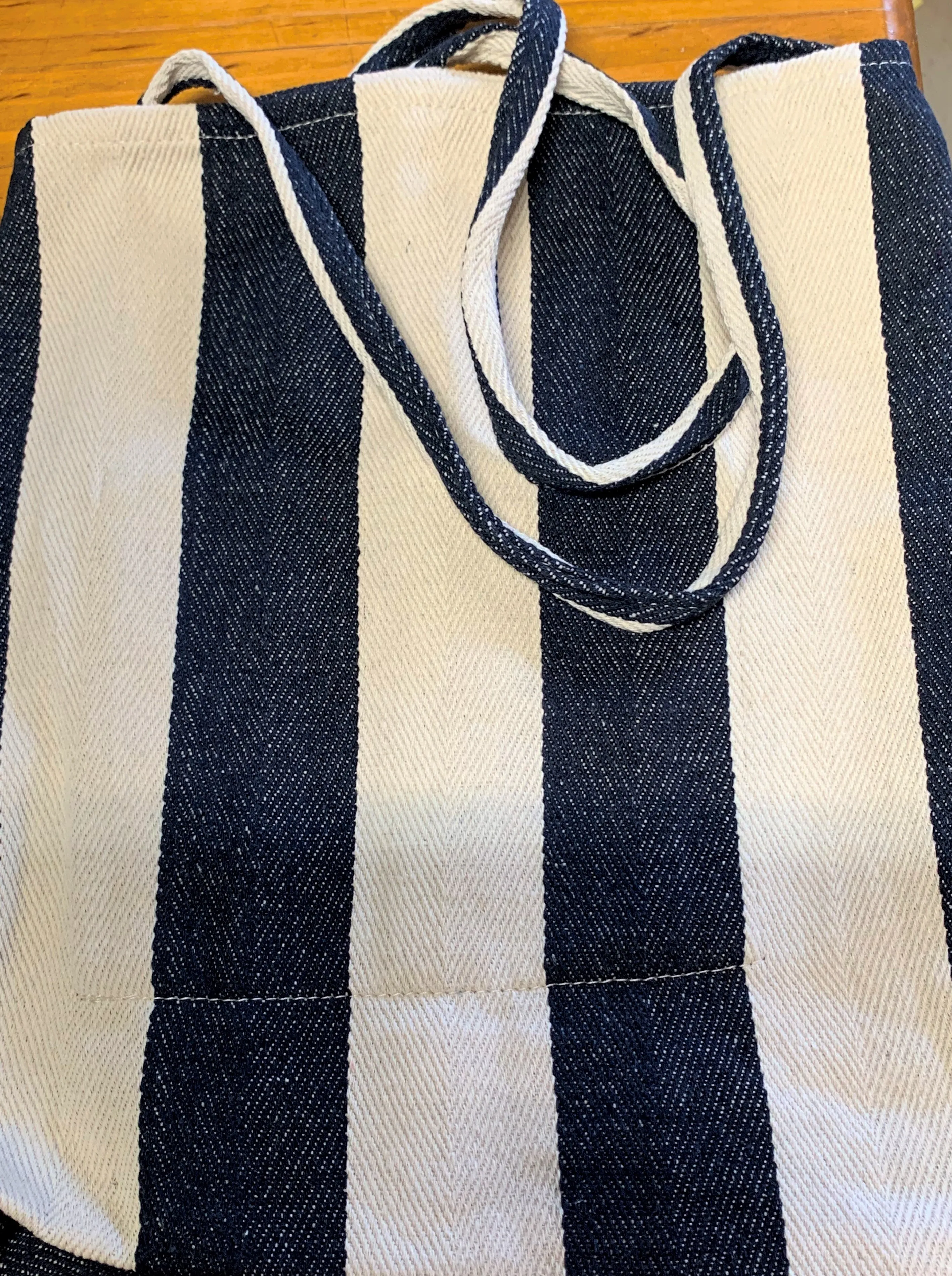 Red Striped Beach/Creek Bag
