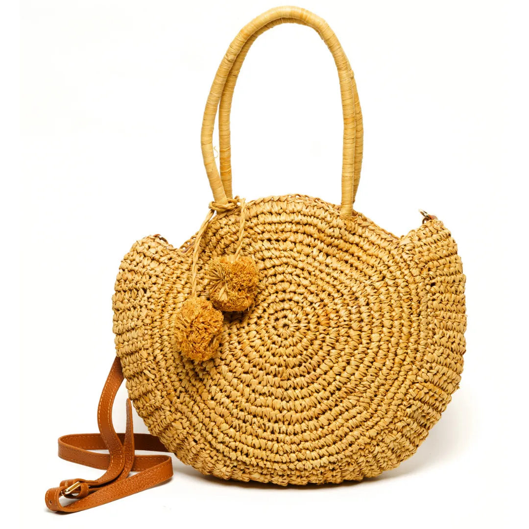 Rio Sand Straw Handbag - Natural