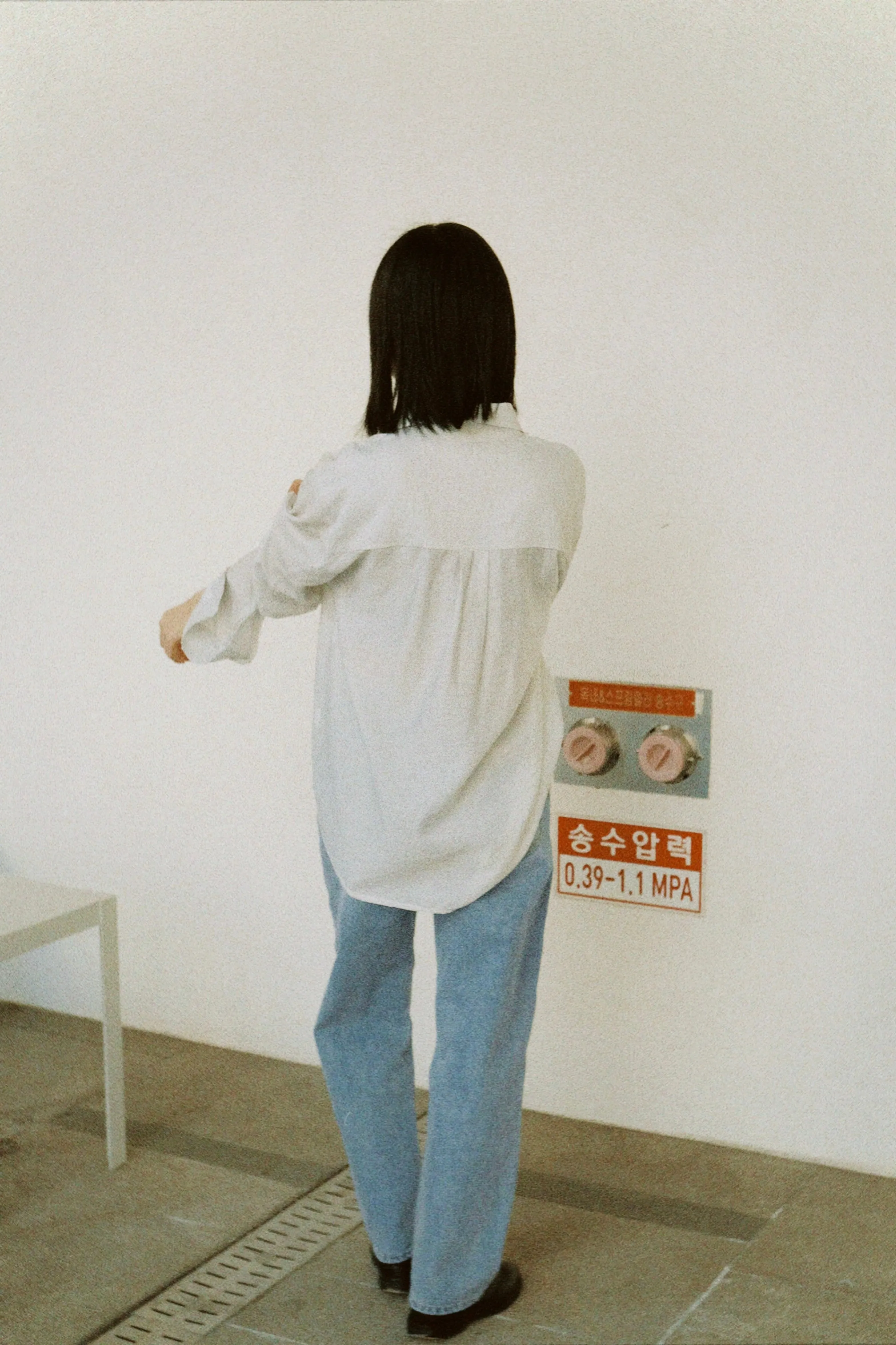 Rolled Sleeves Striped Shirt