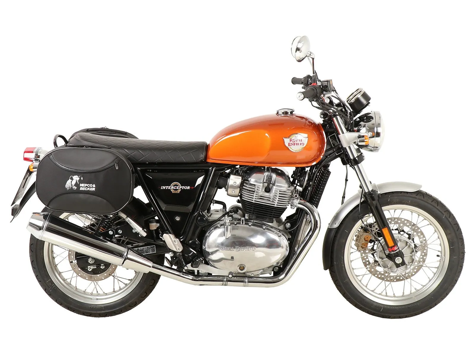 Royal Enfield Interceptor Carrier Sidecases - C-Bow