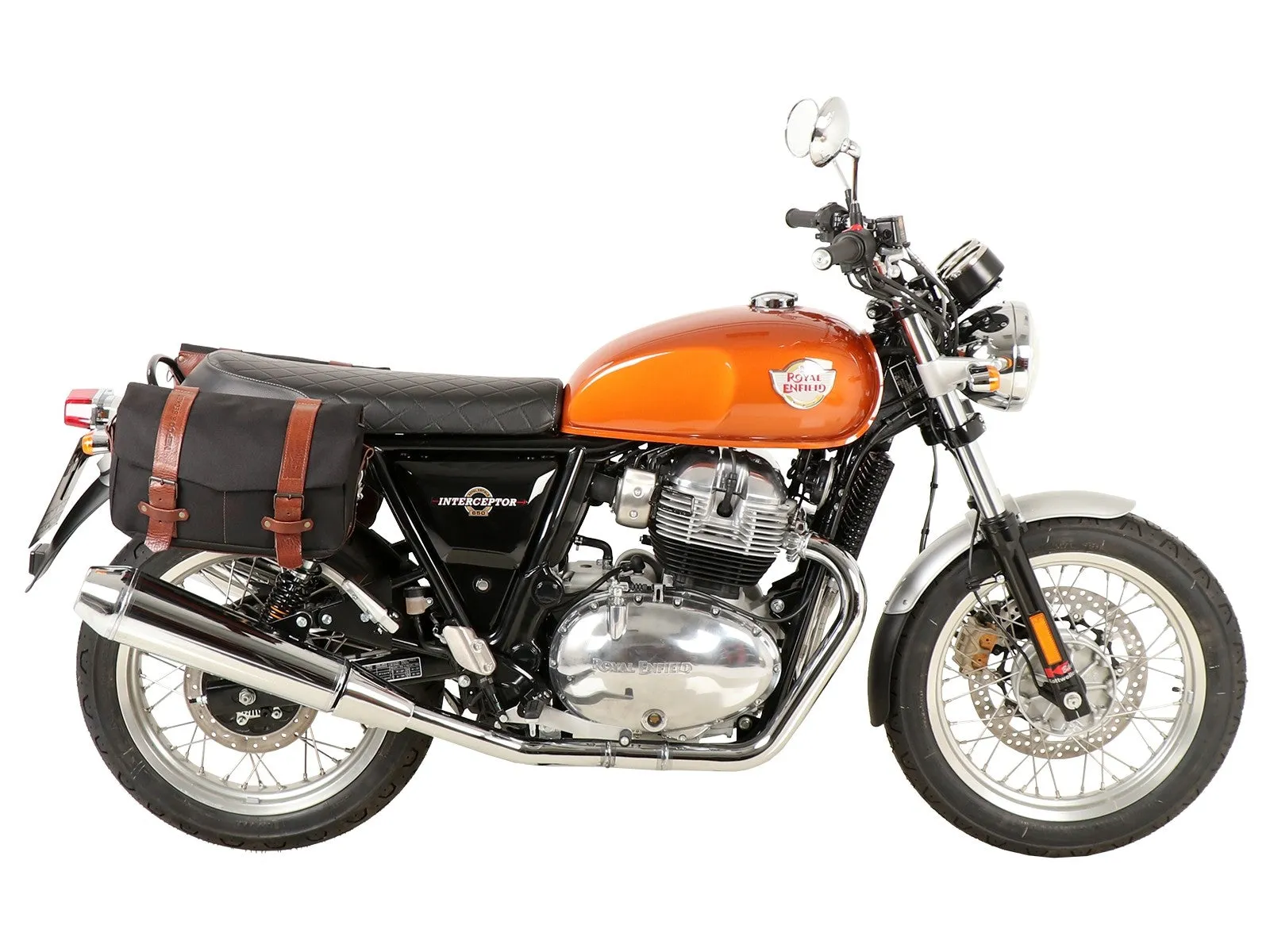 Royal Enfield Interceptor Carrier Sidecases - C-Bow