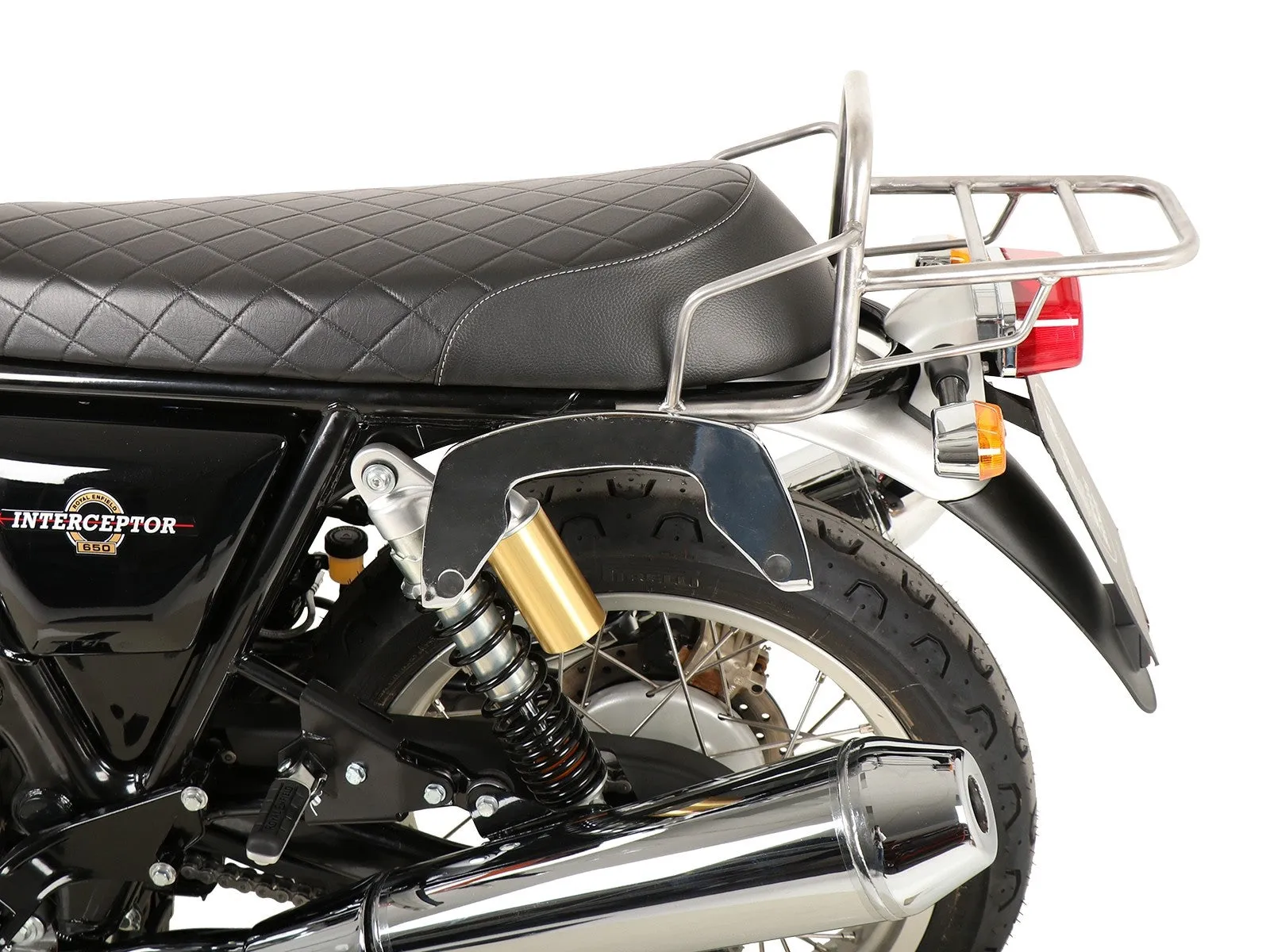 Royal Enfield Interceptor Carrier Sidecases - C-Bow