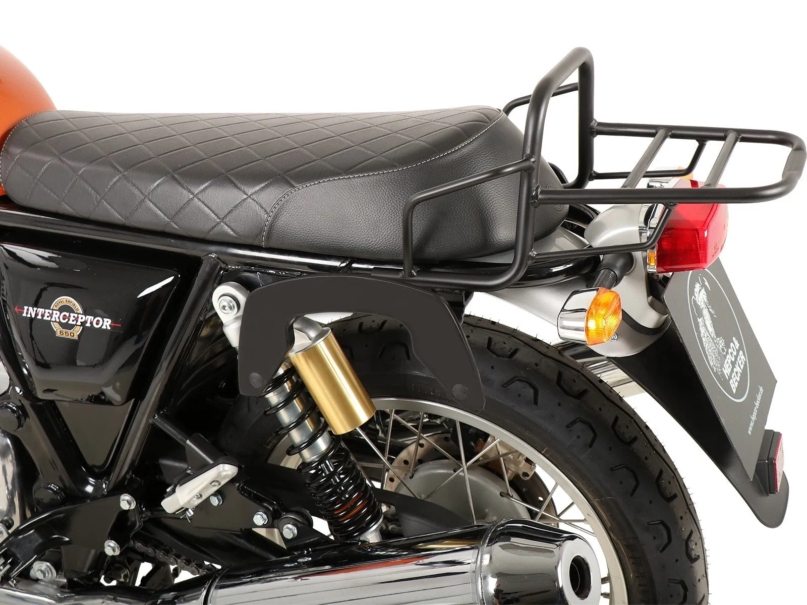 Royal Enfield Interceptor Carrier Sidecases - C-Bow
