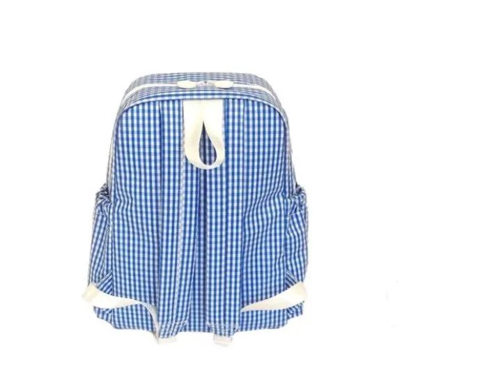 Royal Gingham Backpack