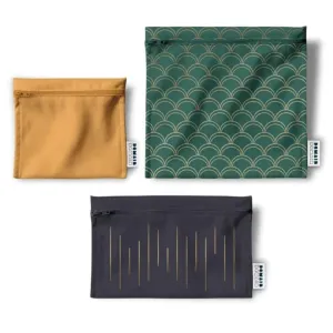 royal trio · recycled waterproof wet bag set