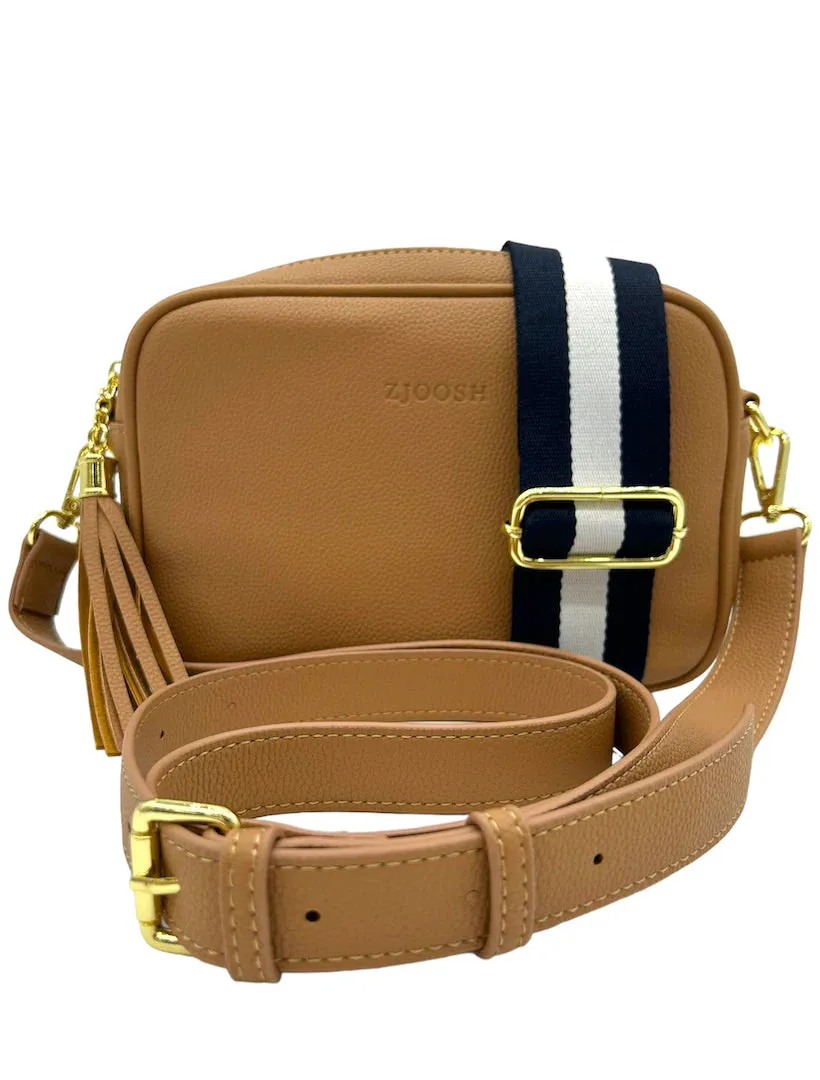 RUBY CROSS BODY BAG | CARAMEL