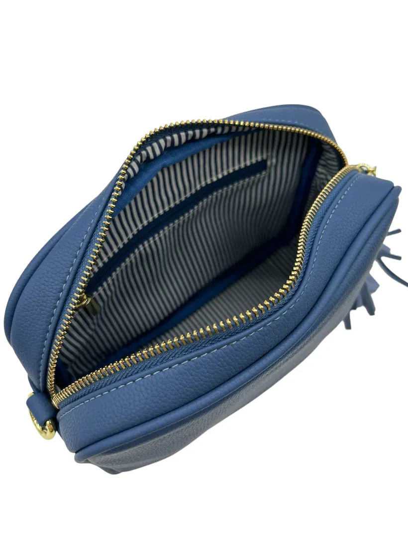 RUBY CROSS BODY BAG | LAPIS BLUE