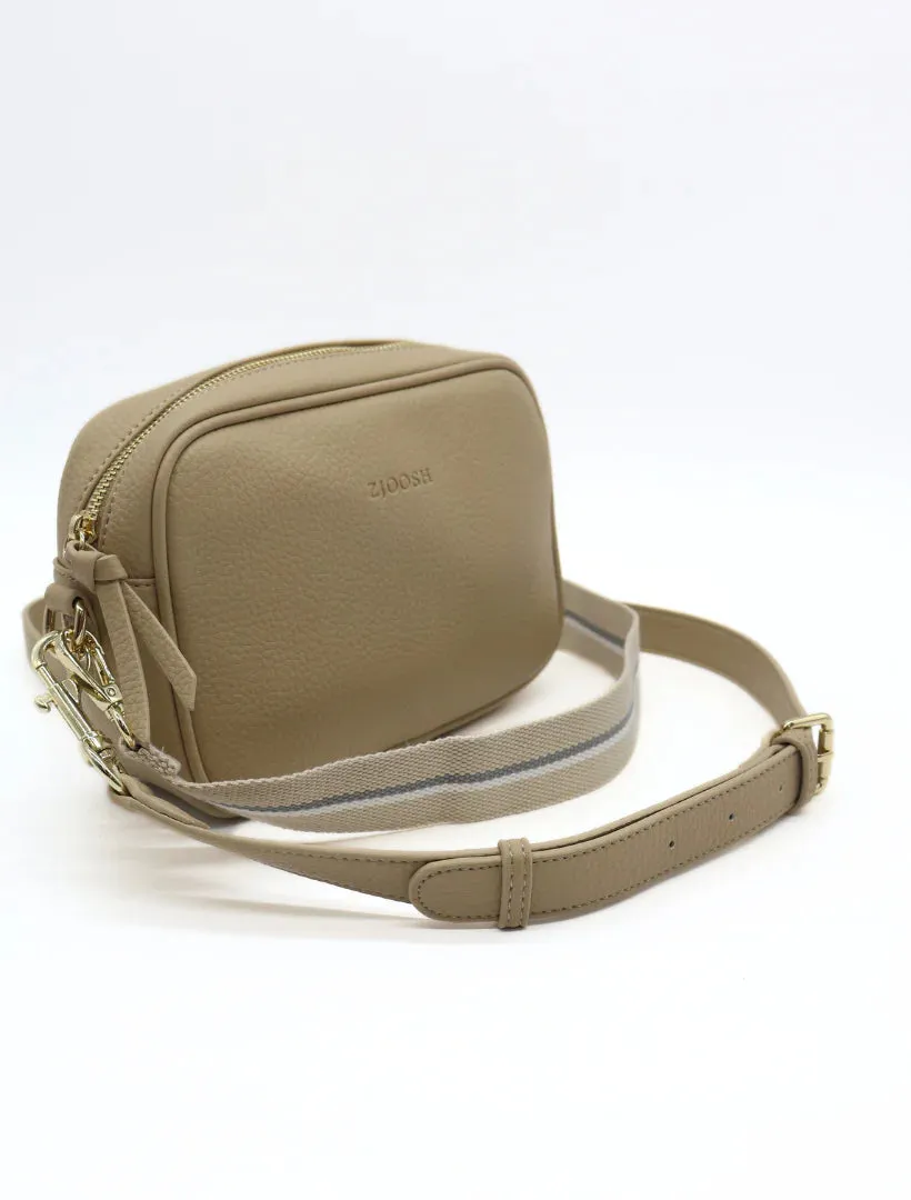 RUBY CROSS BODY BAG NUDE