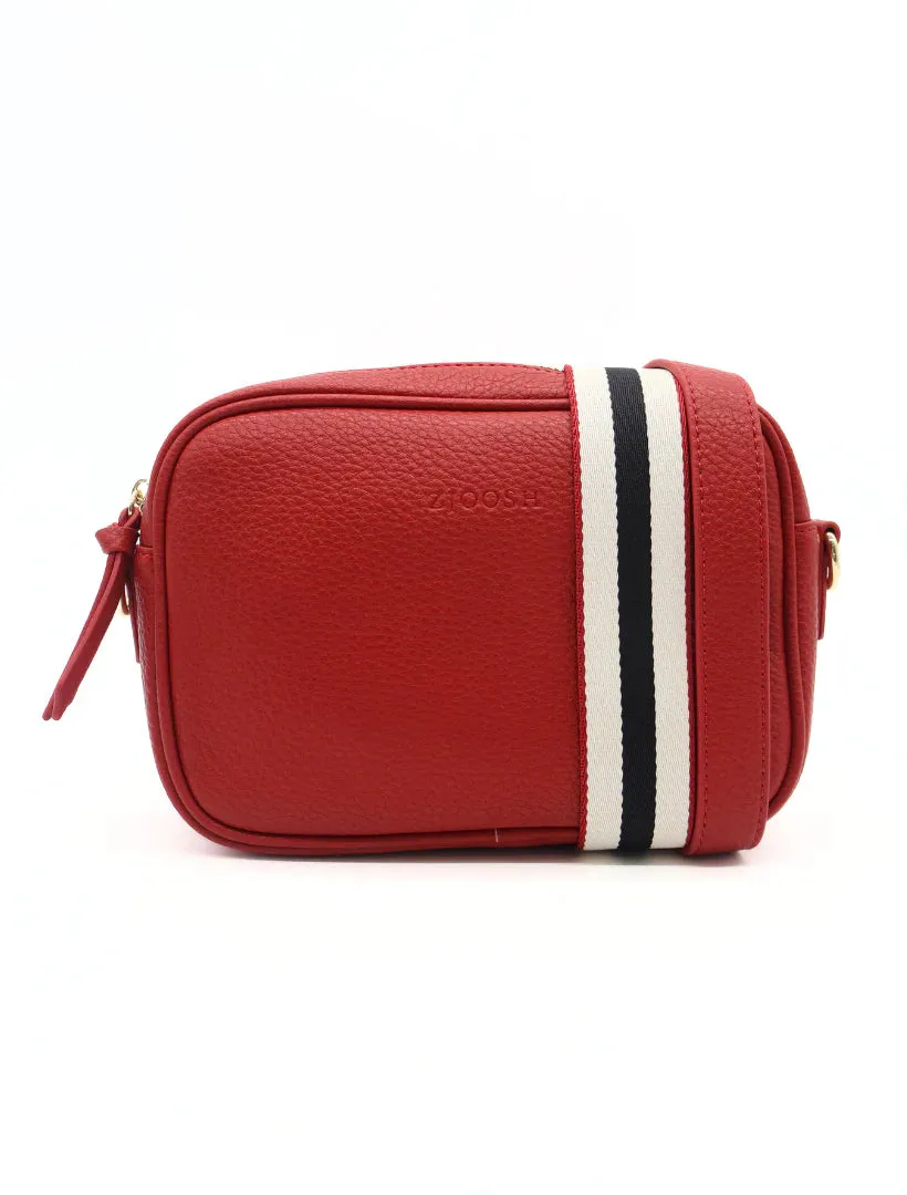 RUBY CROSS BODY BAG | RED