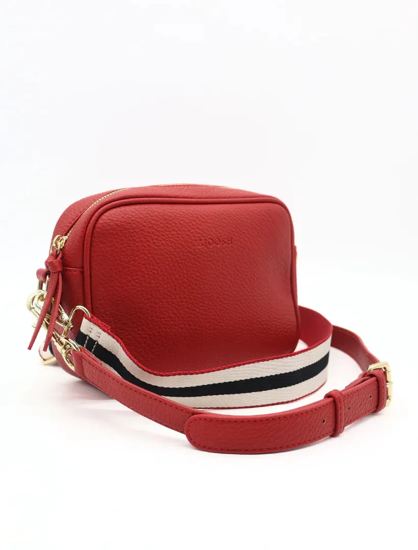 RUBY CROSS BODY BAG | RED