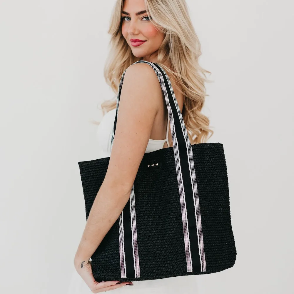 Ruby Raffia Tote Bag by Pretty Simple