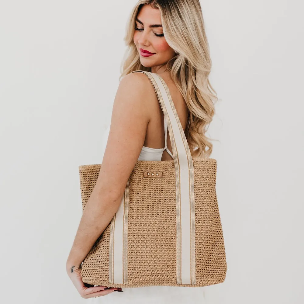 Ruby Raffia Tote Bag by Pretty Simple
