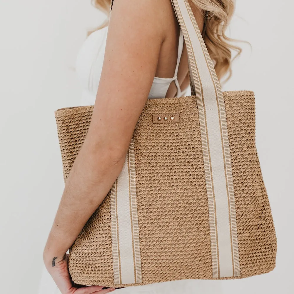 Ruby Raffia Tote Bag by Pretty Simple