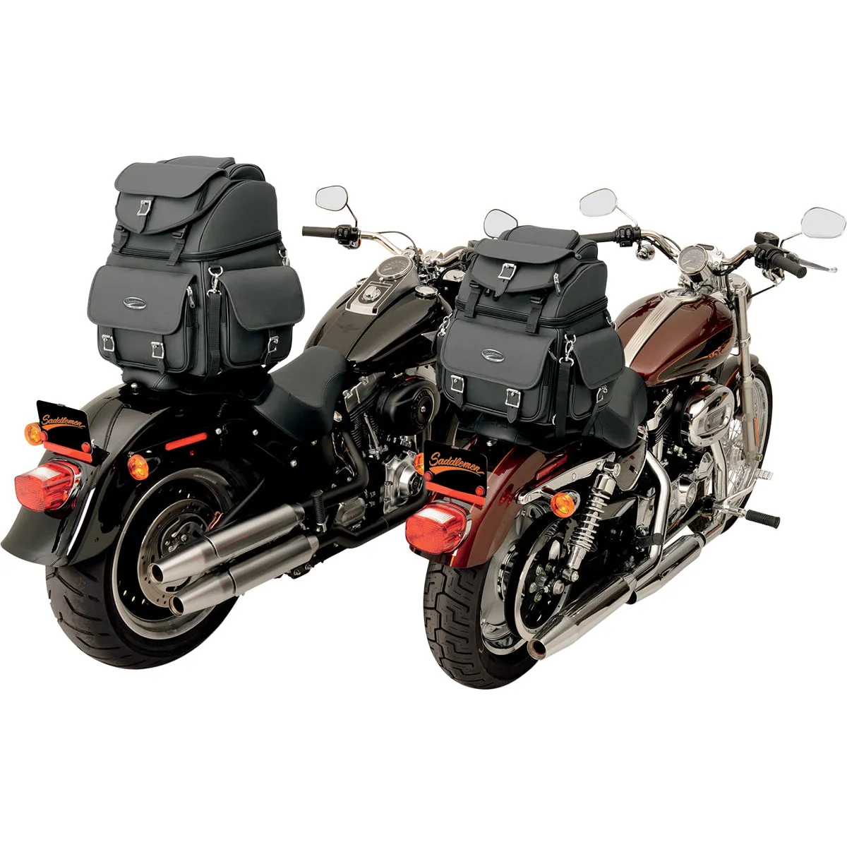 SADDLEMEN BR3400EX Combination Backrest, Backseat, and Sissy Bar Bag