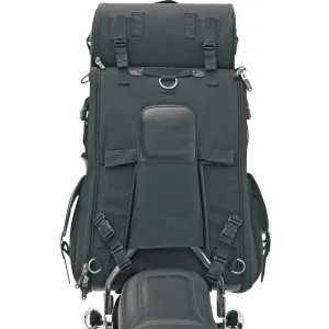 SADDLEMEN BR3400EX Combination Backrest, Backseat, and Sissy Bar Bag