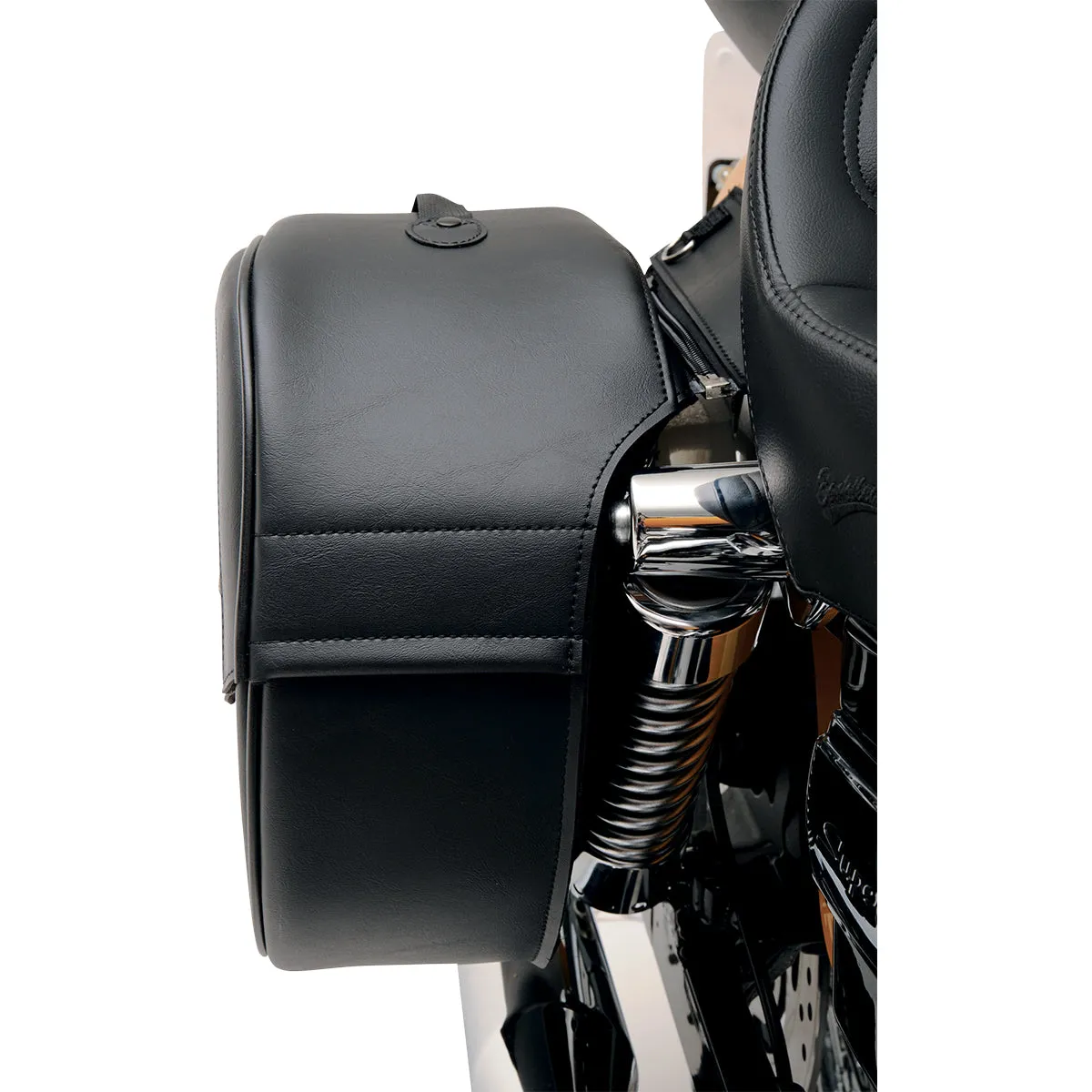 SADDLEMEN Drifter Teardrop Saddlebags with Shock Cutaway
