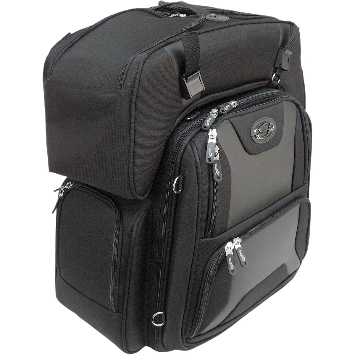 SADDLEMEN FTB3600 Sport Sissy Bar and Combo Bag