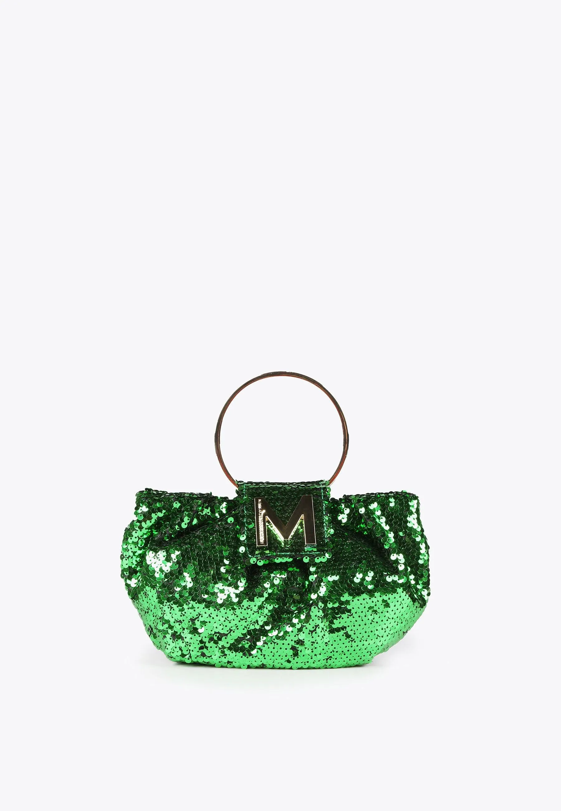 Sequinned evening bag